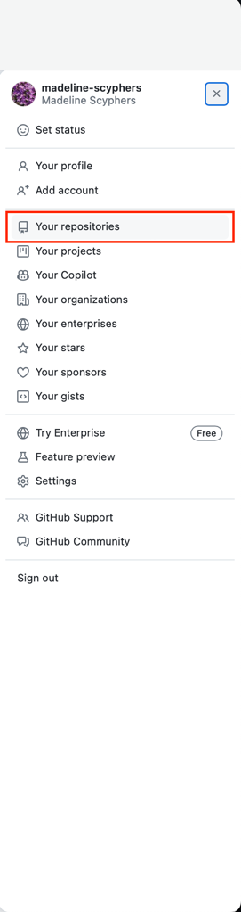 Image: github.com your repositories location